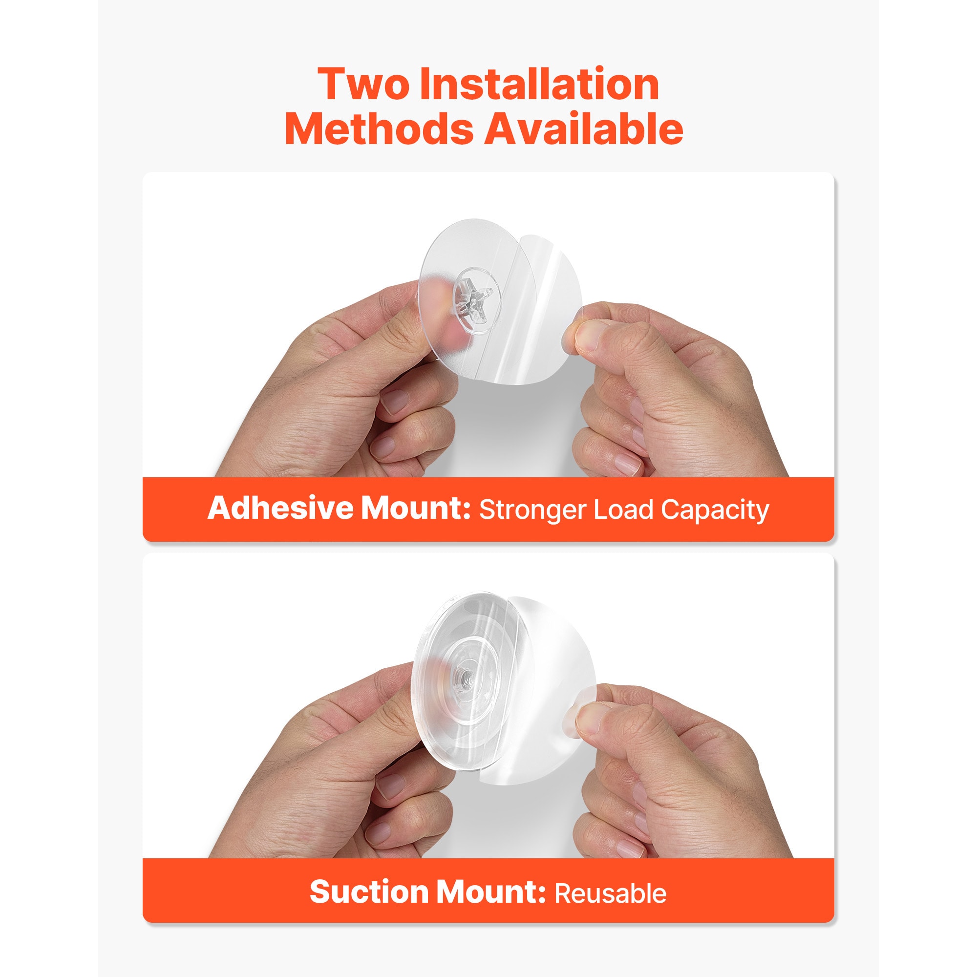 Suction Cup Hooks For Shower No Drill Stainless Steel 2-Pack Towel Hooks_voghion.com